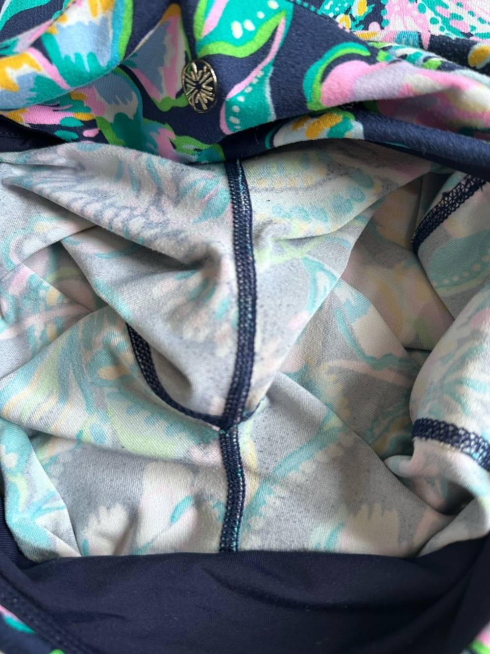 Lilly Pulitzer | Pineapple Par Luxletic Weekender Mid-rise Leggings | Size Small - Picture 5 of 12
